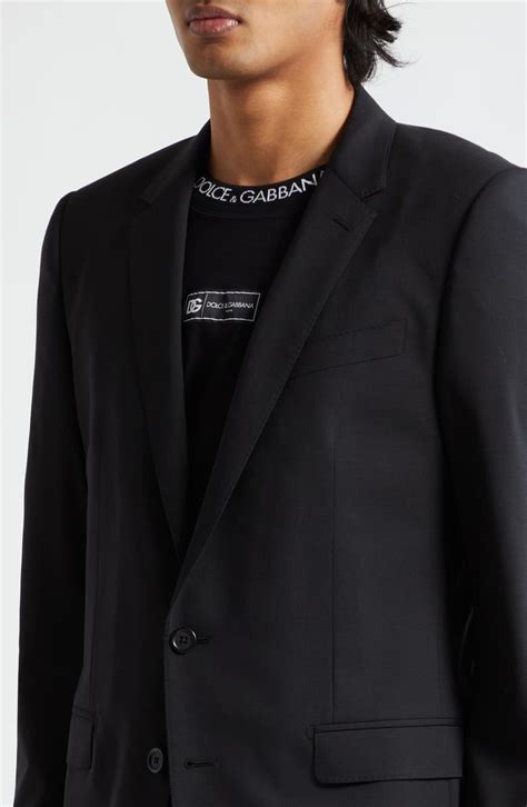 Dolce&Gabbana Martini Fit Stretch Wool Suit .